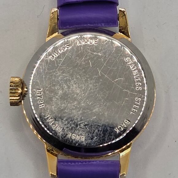 Vintage De Luxe 17 Jewel Swiss Virgin Islands Wind Up Ladies Watch 1960s - Picture 8 of 9
